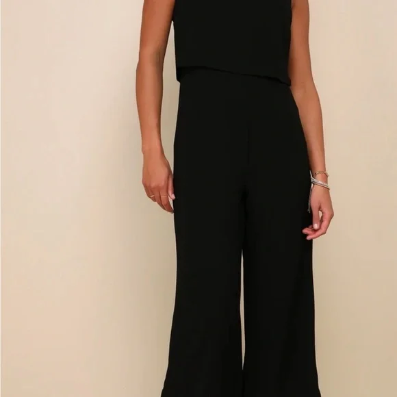 Lulus Glam-bition Black Backless Midi Jumpsuit - Picture 3 of 7